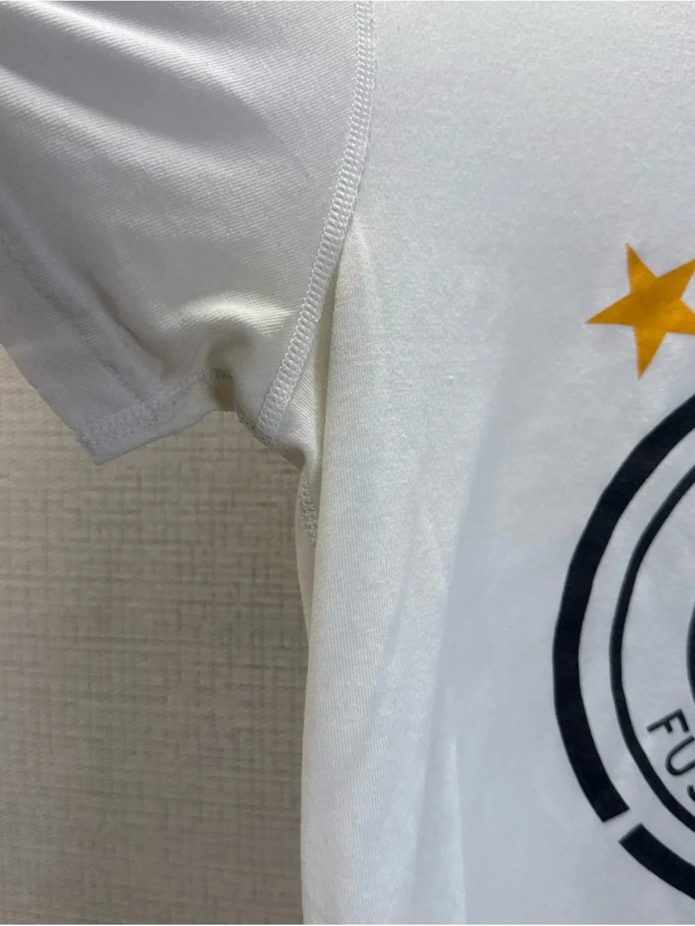 Adidas Germany T Shirt Climalite Small Deutscher Fussball-Bund Soccer White Tee